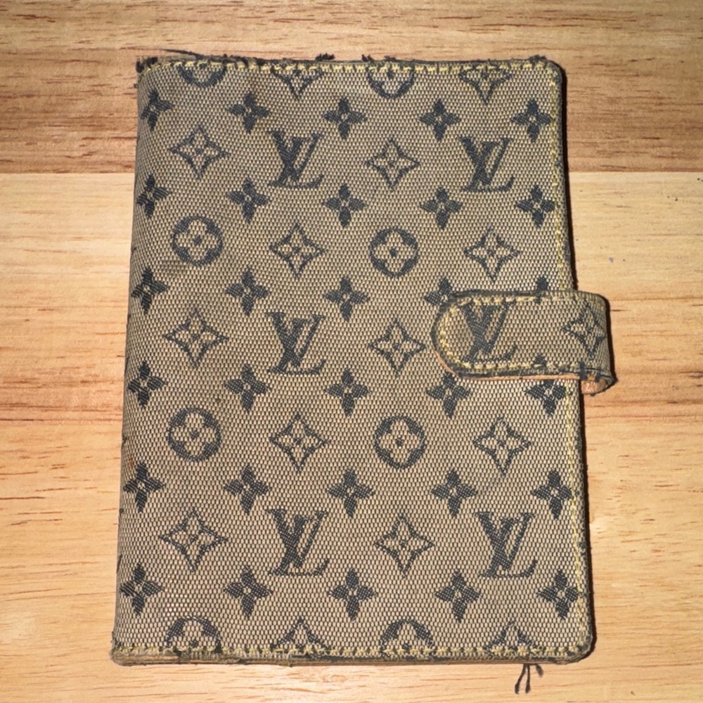Louis Vuitton mini Lin small agenda pm organizer notebook